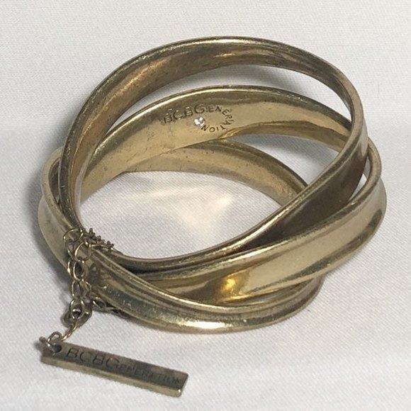BCBGeneration Gold Tone Bangle Set - Picture 2 of 9